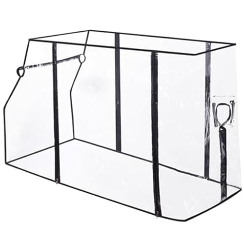 Housse de pluie pour chariot avec fermeture éclair et fixation coupe-vent