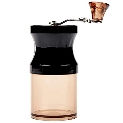 SXLCKJ Manuelle Kaffeemühle Tragbare Mini-Handmühle Keramik-Mahlkern Edelstahlgriff für T (Crusher)