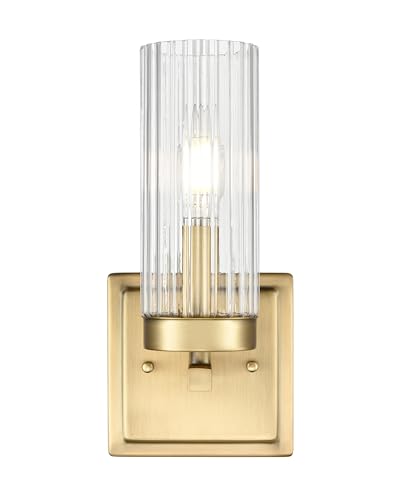 ML Lighting 46001-VB Iversen 5" Wide 1-Light Vanity - Vintage Brass