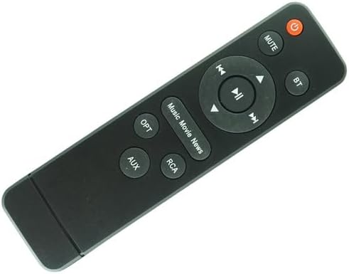 Front view of the universal remote control