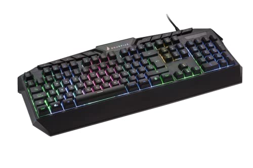 Clavier gaming espagnol RGB doté de 25 touches anti-ghosting et commandes multimédias
