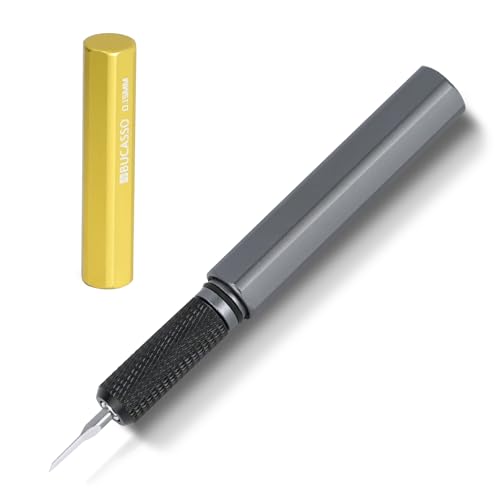 Bucasso モデルスクライバー タングステン鋼の刃付き モデリング趣味用 RGスケールモデル ガンダムモデル プラモデル 模型スクライバー ラインスクライバー プラモデル用ツール HG/RG/MG/PGモデル (0.15MM)のサムネイル