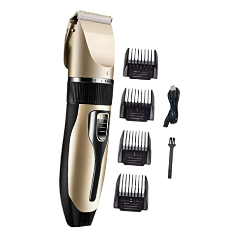 Tondeuse cheveux rechargeable sans fil avec guides de coupe pour tonte barbe et corps