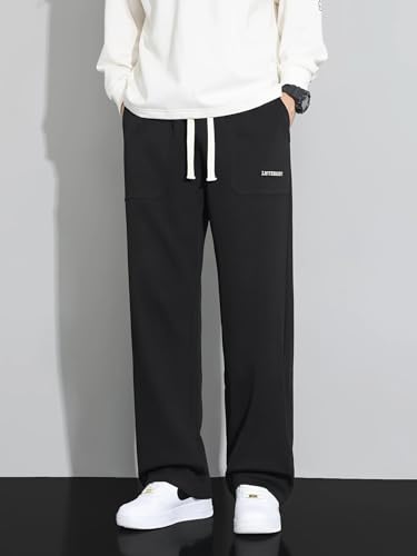 Image of Samfor Mid Rise Stretchable Baggy Track Pants for Men - Premium Polycotton Causal Baggy Fit Jogger