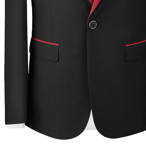 Men's Paisley Shawl Lapel Suit Blazer for Dinner,Prom,Wedding Slim Fit One Button Solid Blazer2