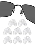 8 paia di naselli di ricambio per Oakley Whisker/WireTap/Half Wire 2.0/Crosshair 2.0 OO4044/Crosshair 1.0; per occhiali da sole Maui Jim Baby Beach MJ245/Kahuna MJ162/Kawika MJ257/Wiki Wiki MJ246
