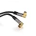 KabelDirekt 3m Cable Coaxial Antena en Ángulo 90°, Clase A, Soporta DVB-T,...