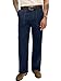 HOTake Men's Linen Pants Casual Pants for Men Loose Fit Expandable Waist Trousers M(34) Navy Blue