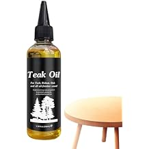 Teak Oil Wood Finish,100ml Hardwood Conditioner Preserver, Hardwood Floor Polisher Restorer, Natural Wood -Restoration Oil for Scratches, Drying, Cracking, and -Damages
