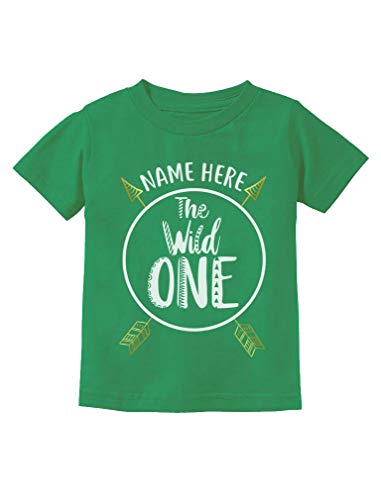 Tstars Personalized Wild One Birthday Outfit Boy Girl 1 Year Old Infant Kids T-Shirt