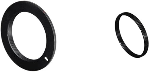 Fotodiox Adaptador de montaje de lente compatible con lentes M42 tipo 1 a cámaras Nikon F-Mount y adaptador de montaje de lente, adaptador M39 a M42