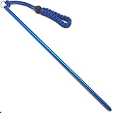 Aluminium Riffstab, Diving Stick, Zeigestab Tauchen mit Handschlaufe (Blau)