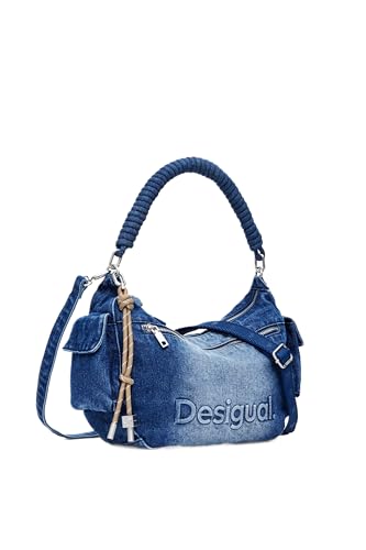 BAG_HALF LOGO, 5053 DENIM MEDIUM WASH, U