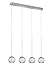 Produktbild WOFI Pendelleuchte, 4-flammig Fulton 4 x LED / 6 W, 8, 5 x 150 x 75 x Abhängung 150 cm, 3000 k, 500