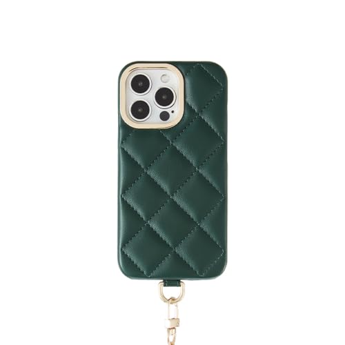 Étui de téléphone de luxe en cuir pour iPhone 12 évitez les chutes avec sa lanière