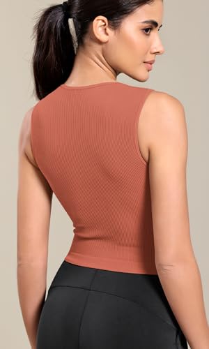 ODODOS-Seamless-Square-Neck-Tank-for-Women-Ribbed-Soft-Sleeveless-Longline-Crop-Tops
