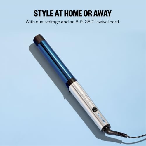 Image of BabylissPRO Nano Titanium Professional Curling Wand For All Hair Types, Reaches 430 Degrees For Long Lasting Curls