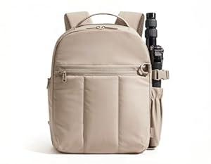 bagsmart Kamerarucksack Fotorucksack wasserdicht mit 13.6 Zoll Laptopfach für Sony Nikon Canon Kamera, DJI Drohne Zubehör, Stativhalterung, Tagesrucksack für Outdoor Fotografie