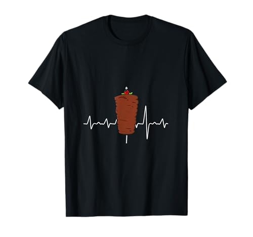 Döner Kebab Puls Heartbeat para fans alemanes de alimentos Kebab Camiseta