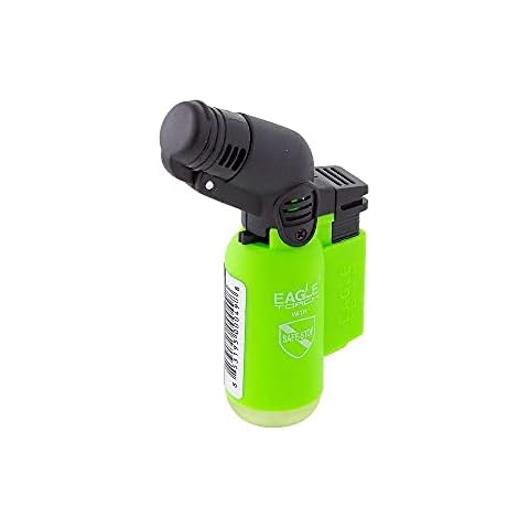 EAGLE PRO Eagle Angle Single Torch Lighter NEON Limited Edition Green Color Cover
