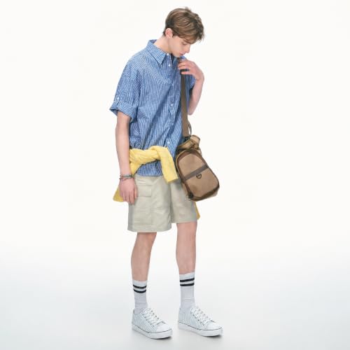 Image of yageyan Men Canvas Low top Shoes Classic Casual Sneakers Mens Fashion Shoes