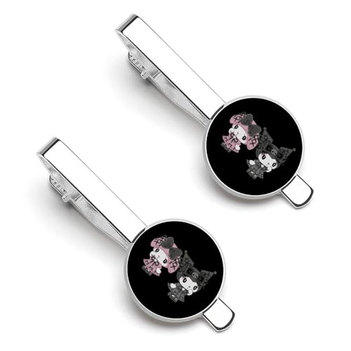 ネクタイピン クロミ マイメロディ メンズ 2枚セット タイクリップ 銅製 ファッション おしゃれ 結婚式 日常仕事 ビジネス プレゼント