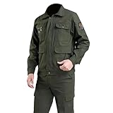 Photo Gallery natuzora uniforme da lavoro per edilizia da uomo con 4 tasche abiti da lavoro comodi e traspiranti giacca e pantaloni per la primavera e l autunno(190) Photo Gallery natuzora uniforme da lavoro per edilizia da uomo con 4 tasche abiti da lavoro comodi e traspiranti giacca e pantaloni per la primavera e l autunno(190)