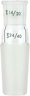Chemglass CG-1000-05, Reducing Connecting Adapter, 10/30 Top Joint, 24/40 Lower Joint