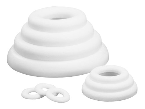 Rayher Polystyrene Flat Rings Diameter 20 cm