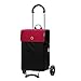 Produktbild ANDERSEN Einkaufstrolley - Scala Shopper Hera rot 47 L Einkaufsroller, modern, Reflektor, klappbar, leichtgängig, leise Räder