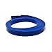 Decorative Gondola Shelving Pre Cut Vinyl Insert Strips 48" x 1.25" Shelf C-Channel, Blue, 100 Pack