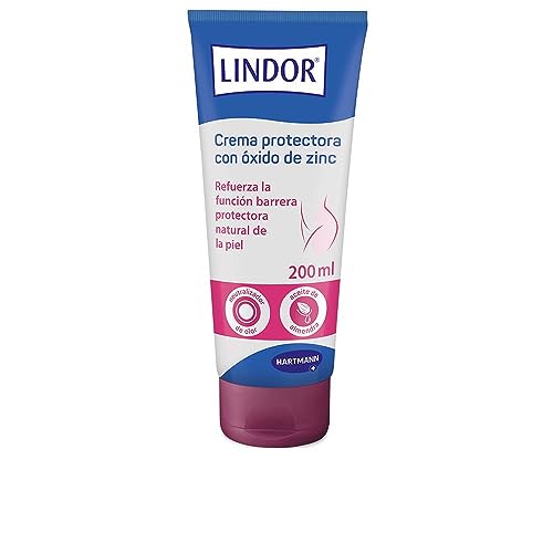 Lindor Skin Intimpflege mit Zinkoxid, feuchtigkeitsspendend, heilend und geruchsneutralisierend, schützt die Haut und Bereiche mit Harn- oder Stuhlinkontinenz, geeignet für empfindliche Haut, 200 ml