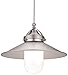 WAC Lighting QP-LED481-BN/BN Freeport Quick Connect LEDme Pendant with Brushed Nickel Shade and Brushed Nickel Socket Set