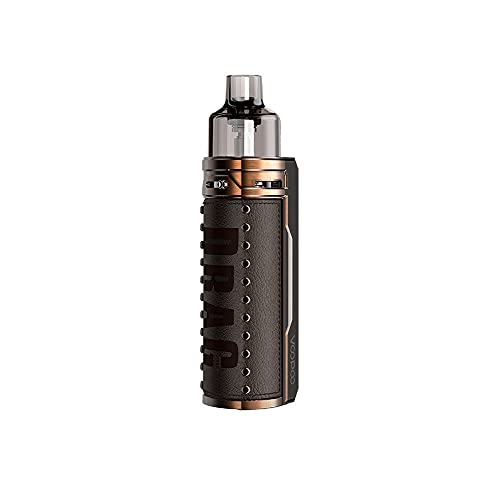 VOOPOO Drag S Box Kit 4.5ML 2500mAh 60W Kit Complet Cigarette Electronique Kit de démarrage-Sans nicotine ni tabac (Bronze Knight)