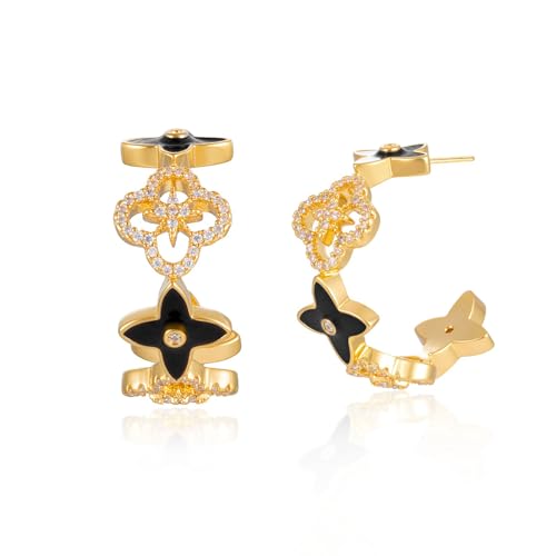 AURA & IRENA 18K���b�L �N���[�o�[�C�������O �����p �S�[���h D