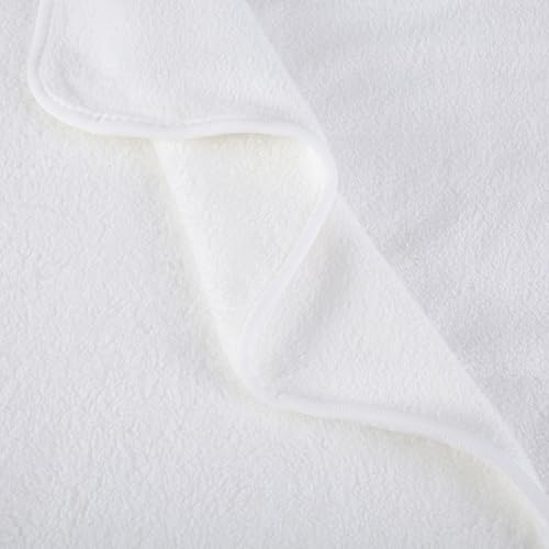 Image of JN&LULU Organic Cotton Fabric Hooded Towel for Kids & Toddlers, Ideal at Bath, Beach, Pool