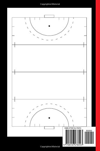 image for Field Hockey Coaching Playbook: 100 Blank Field Hockey Field Diagrams 
