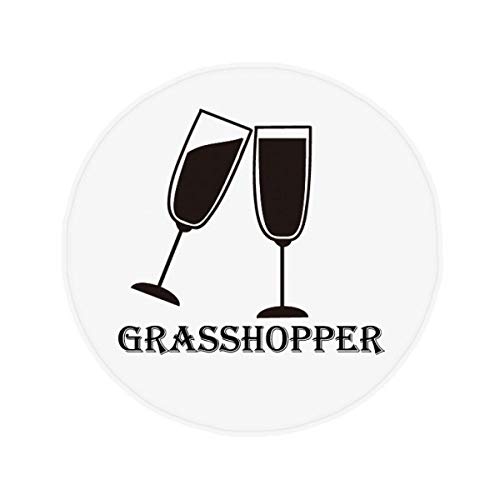 Tapis de salle de bain Silhouette de Grass Hopper original
