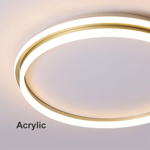 Plafonnier LED moderne mince pour plafonds bas de chambre - 7