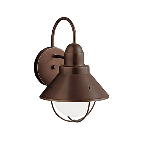 Black Friday - 80% OFF Seaside 12" 1 Light Outdoor Wall Light with Glass Globe Olde Bronze®