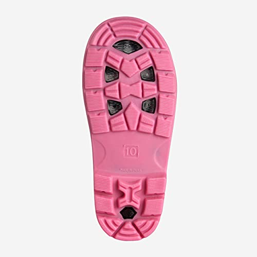 Roma - Abel Classic Kids Rain Boots, Waterproof Toddler Rain Boots For Boys & Girls, Comfy Girls & Boys Rain Boots W/Multi-Layer Cushion Sole, Quick-Dry Cotton Lining, & Rubber Outsole, Pink Leopard #TOP3