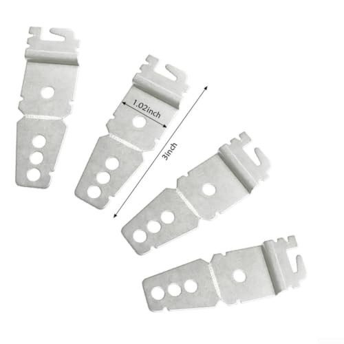 Klipsy do zmywarki pod blatem 66,5 cm stal ocynkowana (1 szt.)
