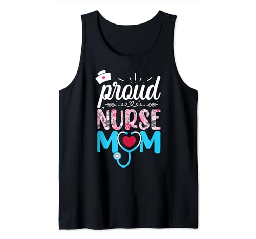Proud Nurse Mom Nurse Queen Nursing Doctor Mother's Day Canotta