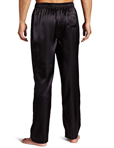 Springcmy Men's Classic Satin Sleep Pant Long Pajama Bottoms Solid Drawstring Loungwear Pants3