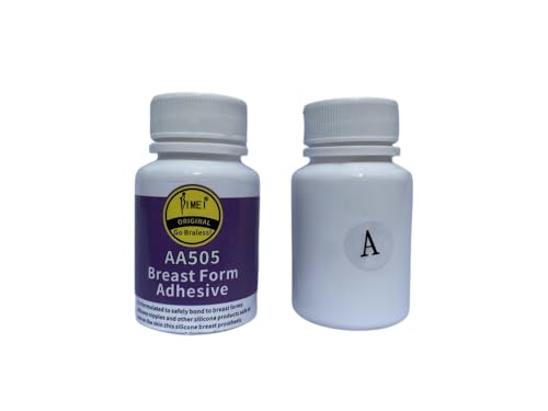 BIMEI Lot d'adhésifs prothétiques médicaux pour formes mammaires comprenant un dissolvant d'adhésif AA505 (60 g)
