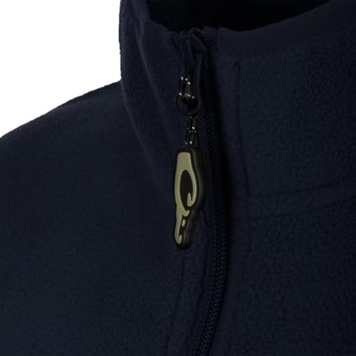Image of Drake Waterfowl Youths' Unisex Camp Fleece DY1080 Hunting Casual Anti-Pilling Moisture Wicking Zip Front Vest with Pockets