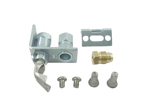 ActyGo Replacement STRAIGHT TIP PILOT BURNER Assembly Q314A 4586 For Q309 Q340 Q390 Q313 Thermocouples Thermopiles Includes Bracket+Screws