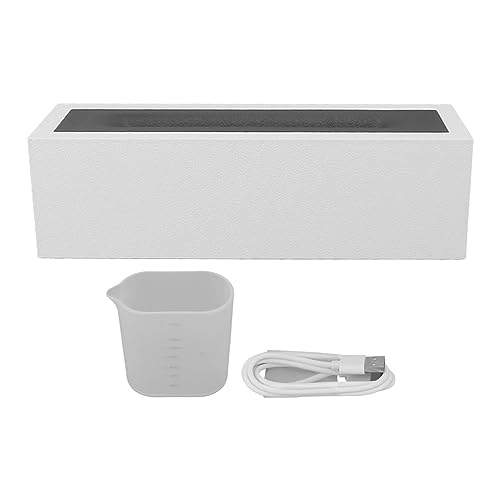 Difusor aromático eléctrico con luz llama nórdica blanco