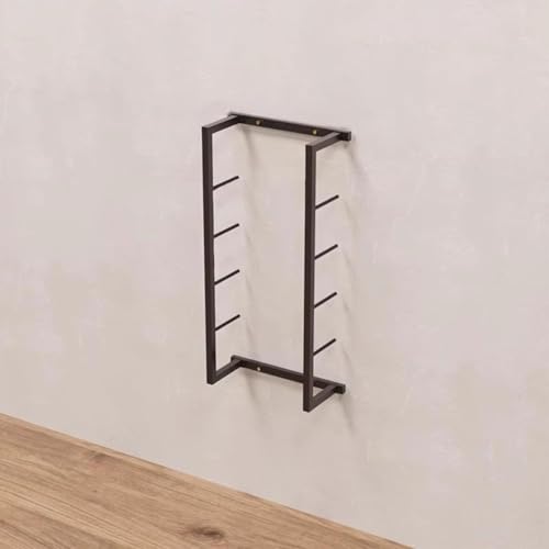 Support mural tapis de yoga étagère rangement métal rouleau massage