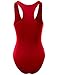 HATOPANTS Racerback Tank Top Bodysuits Sleeveless Sexy V-Neck Cotton Jumpsuits BRITED 1X